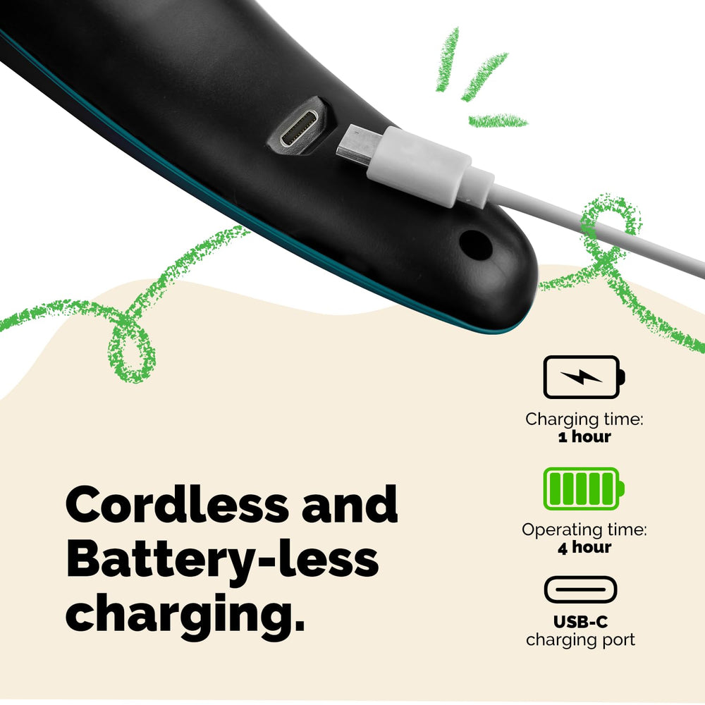 LuckyTail câble USB-C branché montrant recharge rapide et autonomie