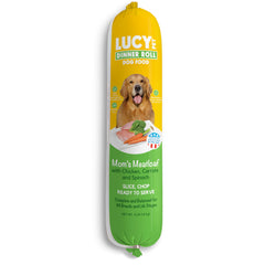 Lucy Pet emballage avant montrant le rouleau et information produit, assure praticité