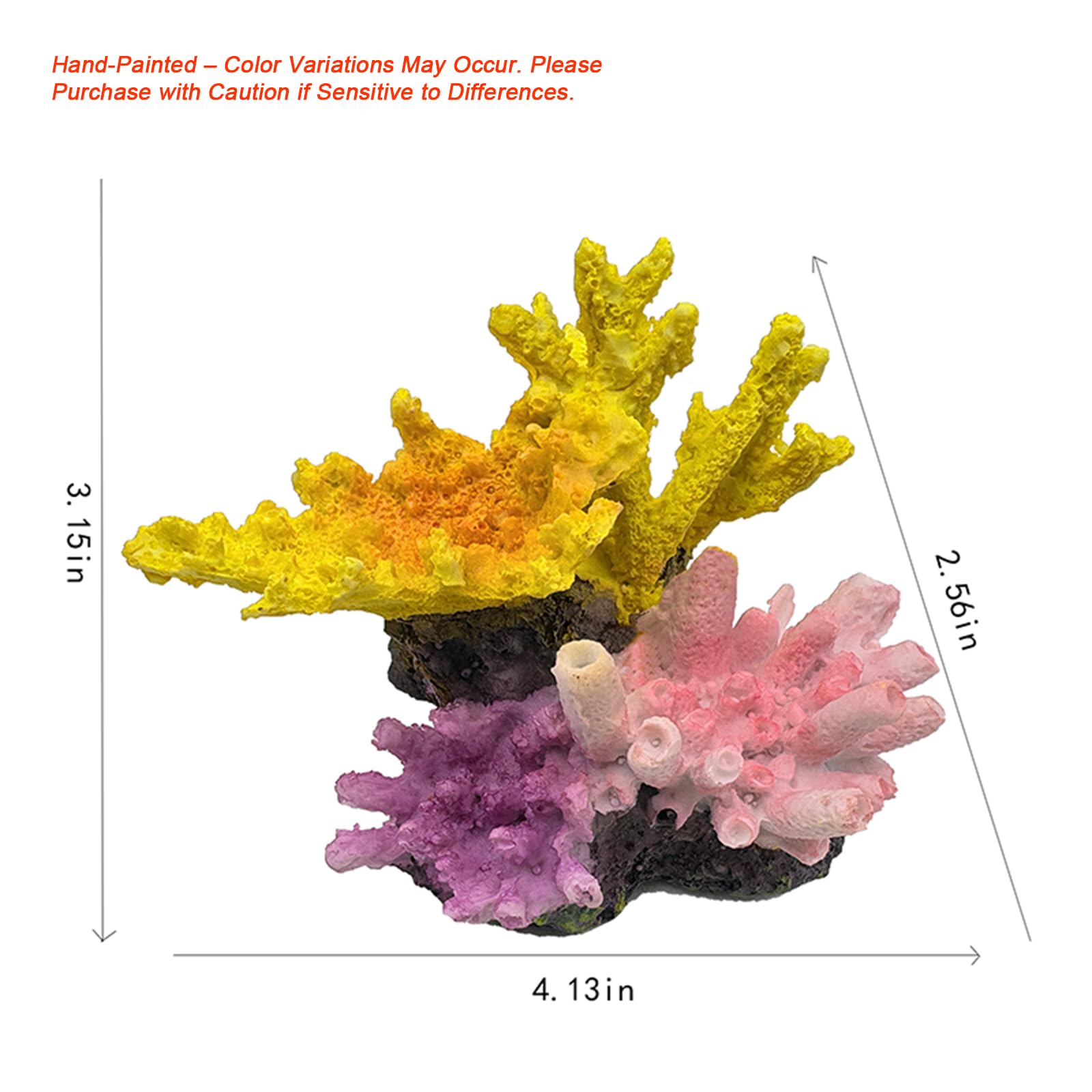 Ludzucy ornement installé dans nano aquarium améliorant esthétique