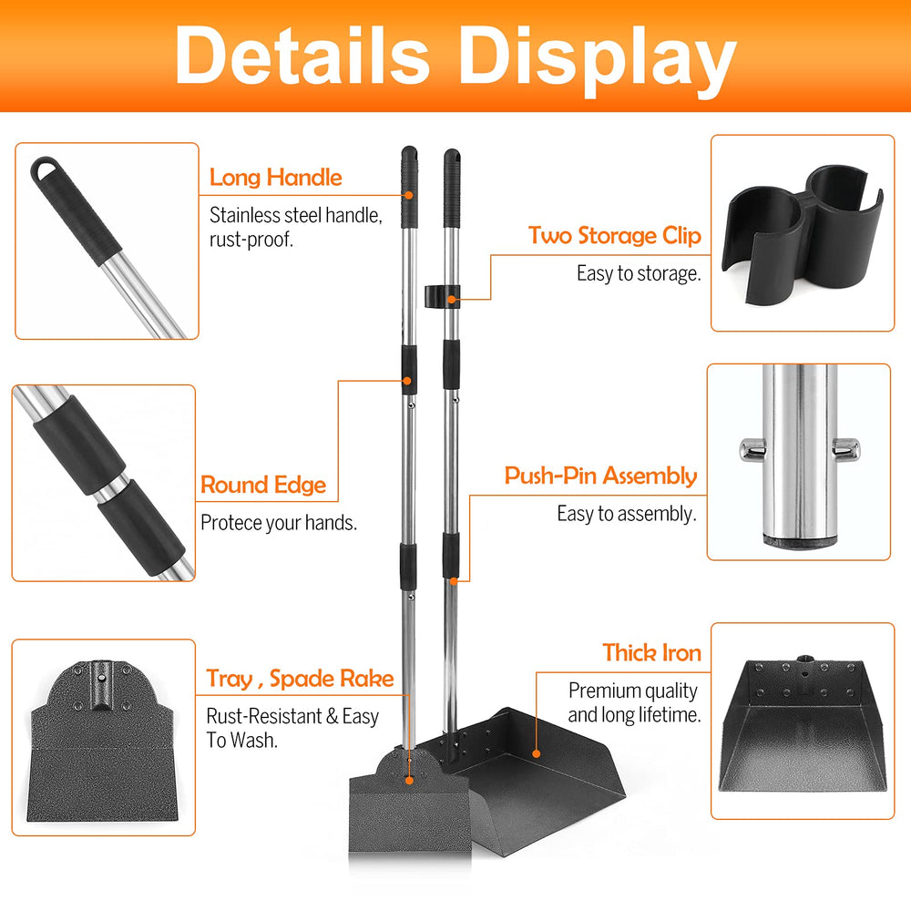 LUFFWELL manche démontable en trois sections, rangement compact pratique