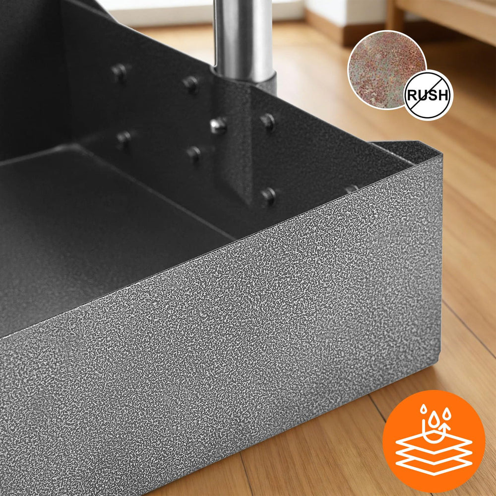 LUFFWELL profil du plateau large, grande capacité pour ramasser plus