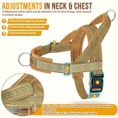 Lukovee harnais détail clip frontal pour réduire le tirage