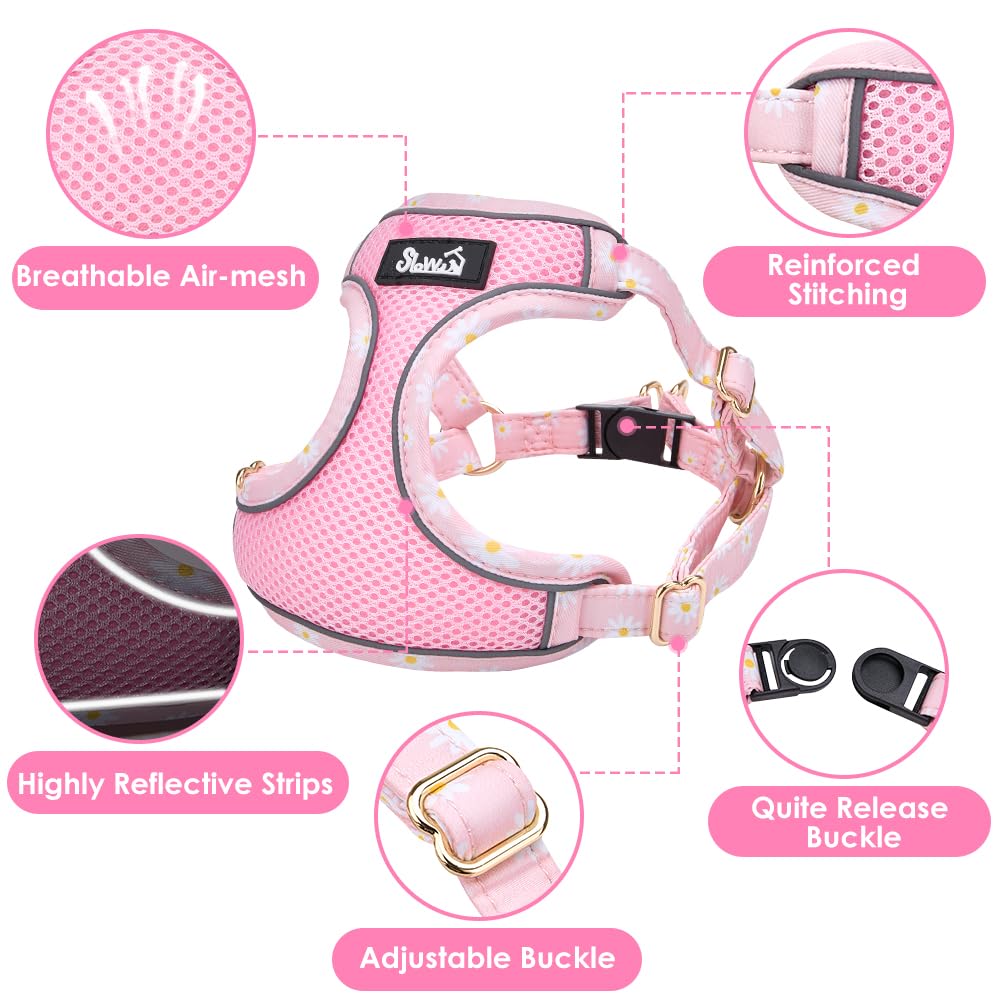 Lukovee laisse avec attache rotative 360° évitant les nœuds