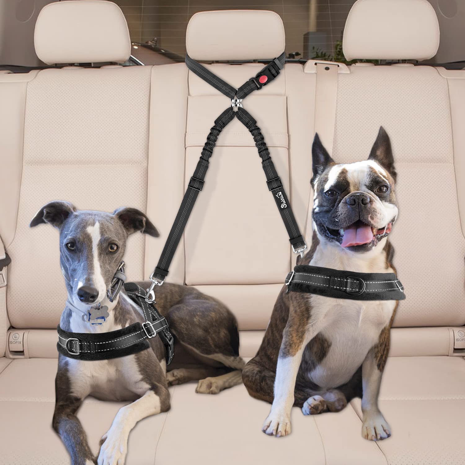 Lukovee lifestyle famille en voiture illustrant sécurité en voyage
