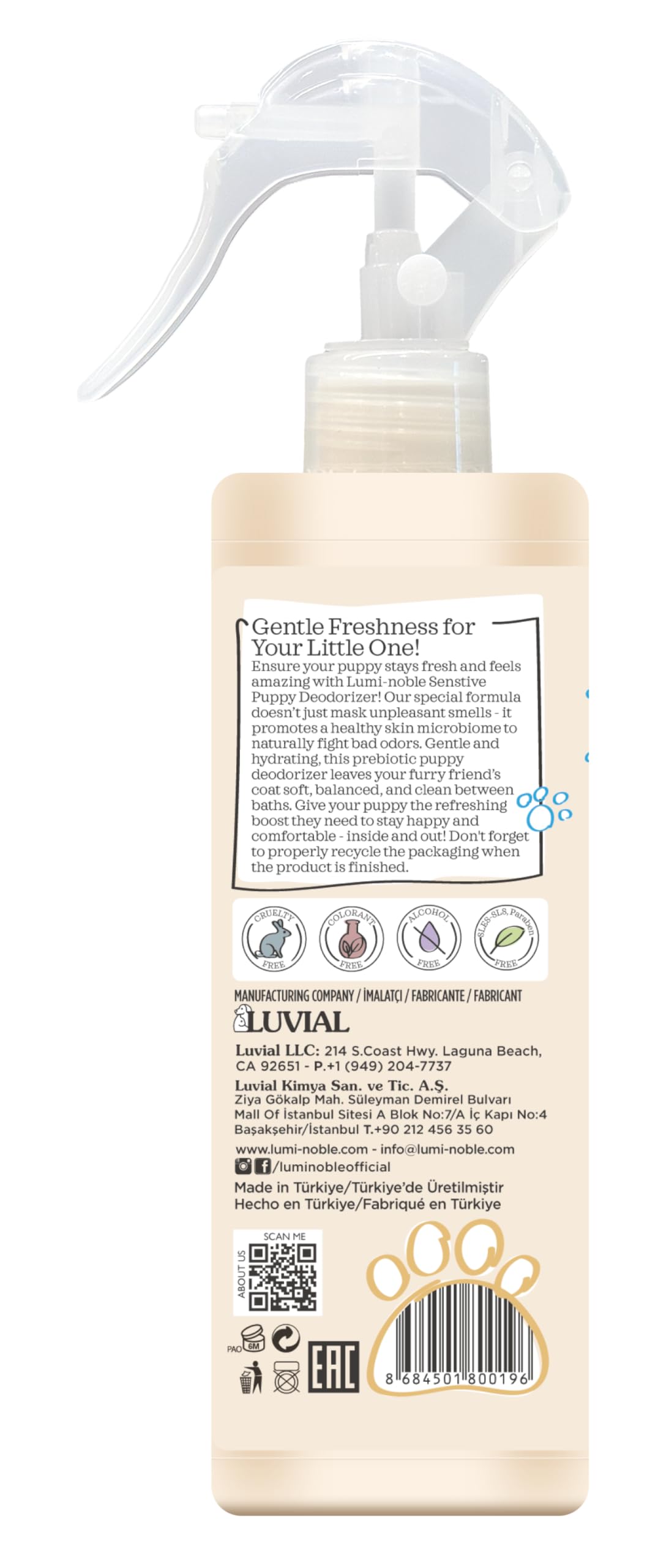 LUMI-NOBLE ingrédients avoine et aloe présentés pour souligner le soin