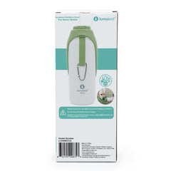 Détail acier inox LumoLeaf illustrant robustesse et sécurité