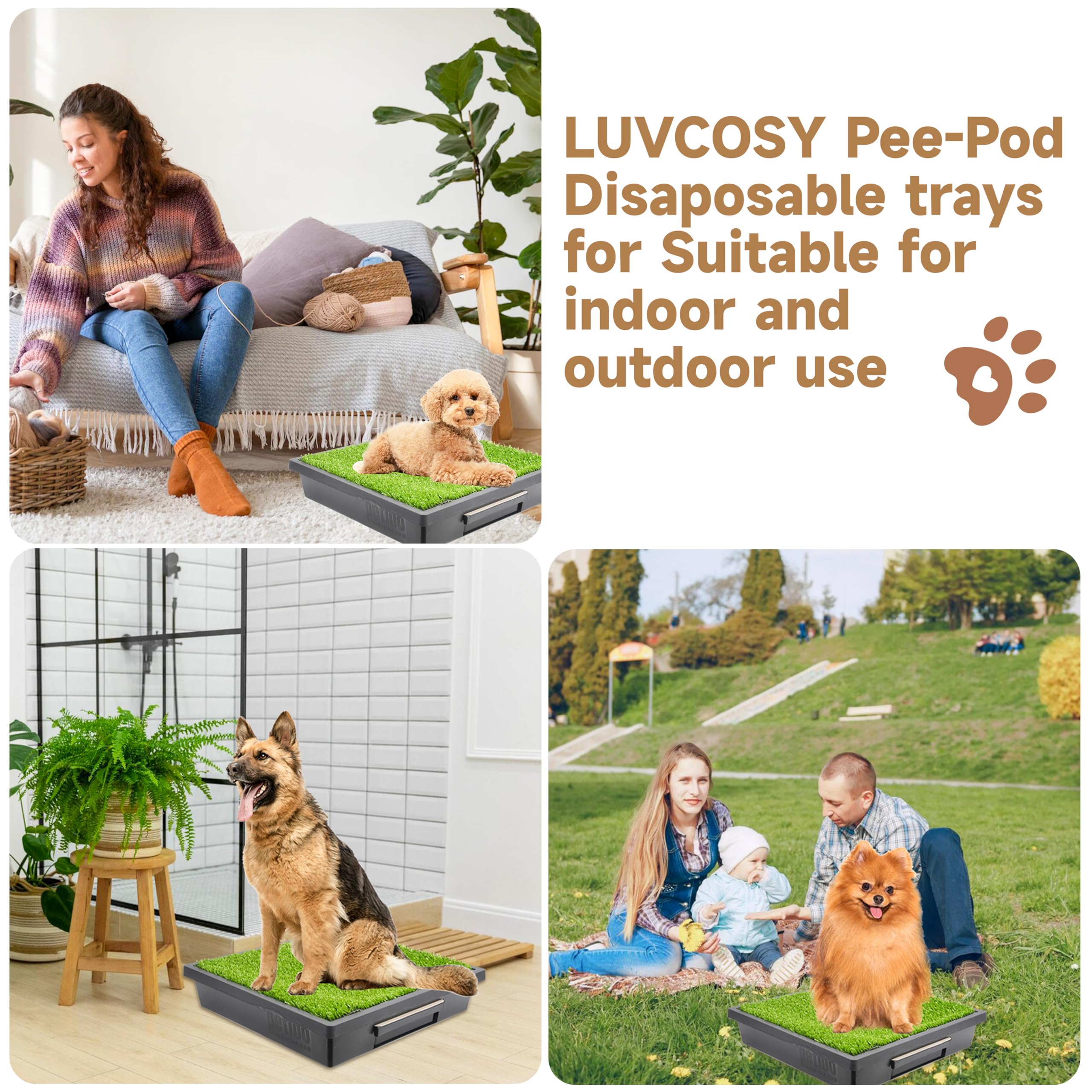 LUVCOSY détail bord robuste du bac, empêche les fuites et déformations