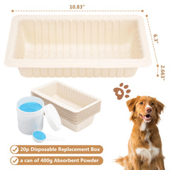 LUVCOSY gros plan texture en amidon de maïs, biodégradable et compostable