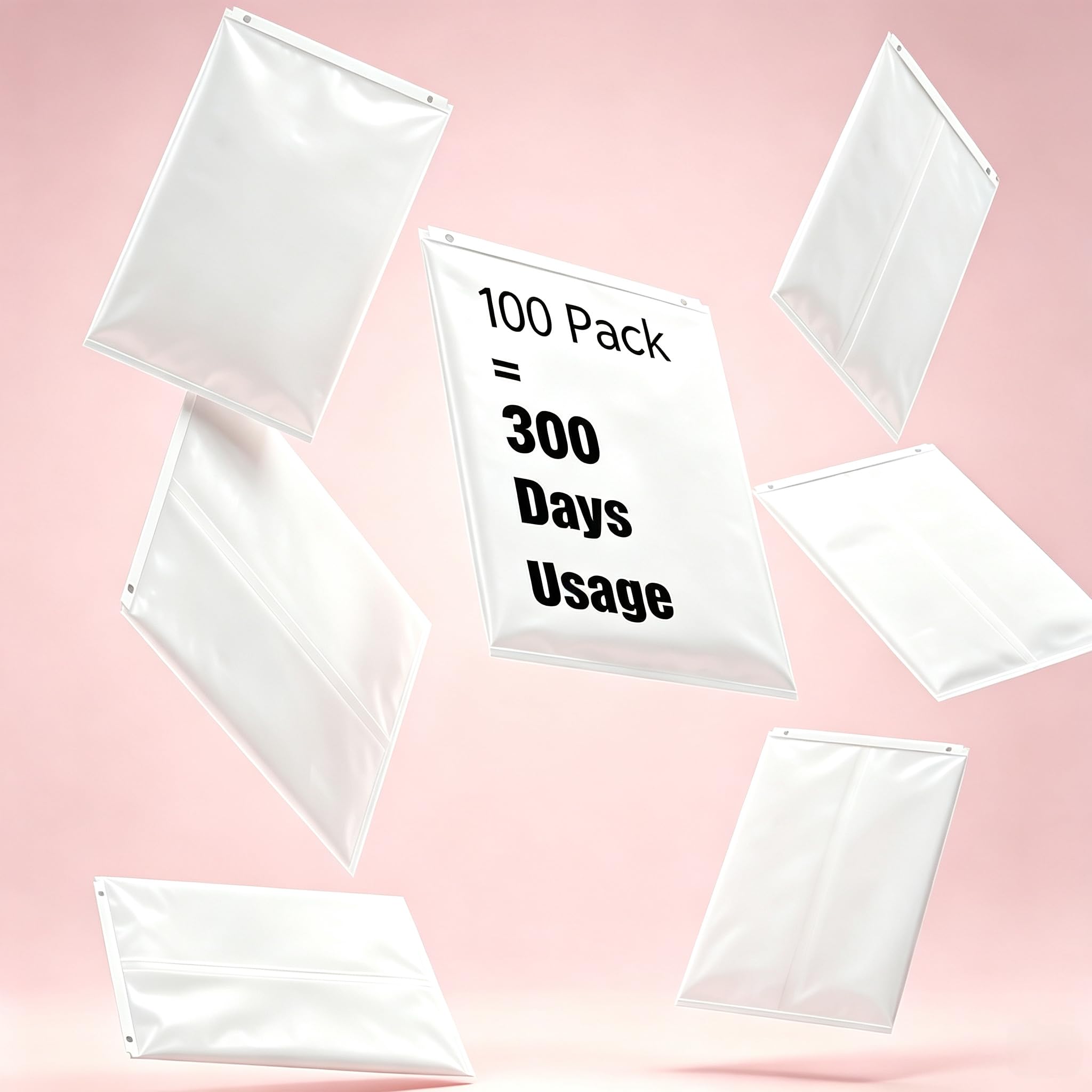Luxrise sac scellé prêt à jeter, élimination hygiénique et sans contact