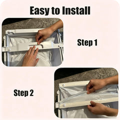 Luxrise sac installé dans le tiroir PetSnowy SNOW+, installation rapide