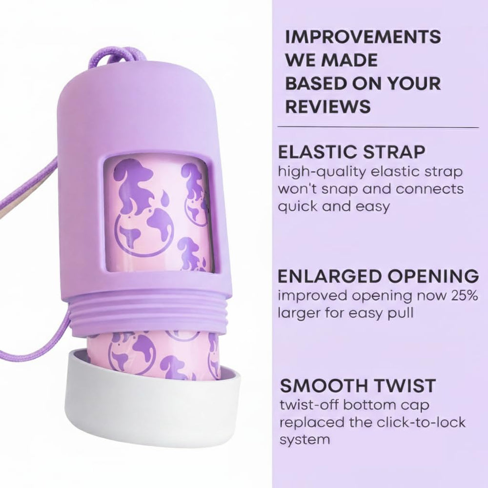 LuxurYou packaging coloré et lot de deux distributeurs présentés