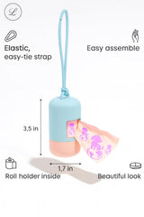 LuxurYou sangle élastique résistante fixée à une laisse silencieuse