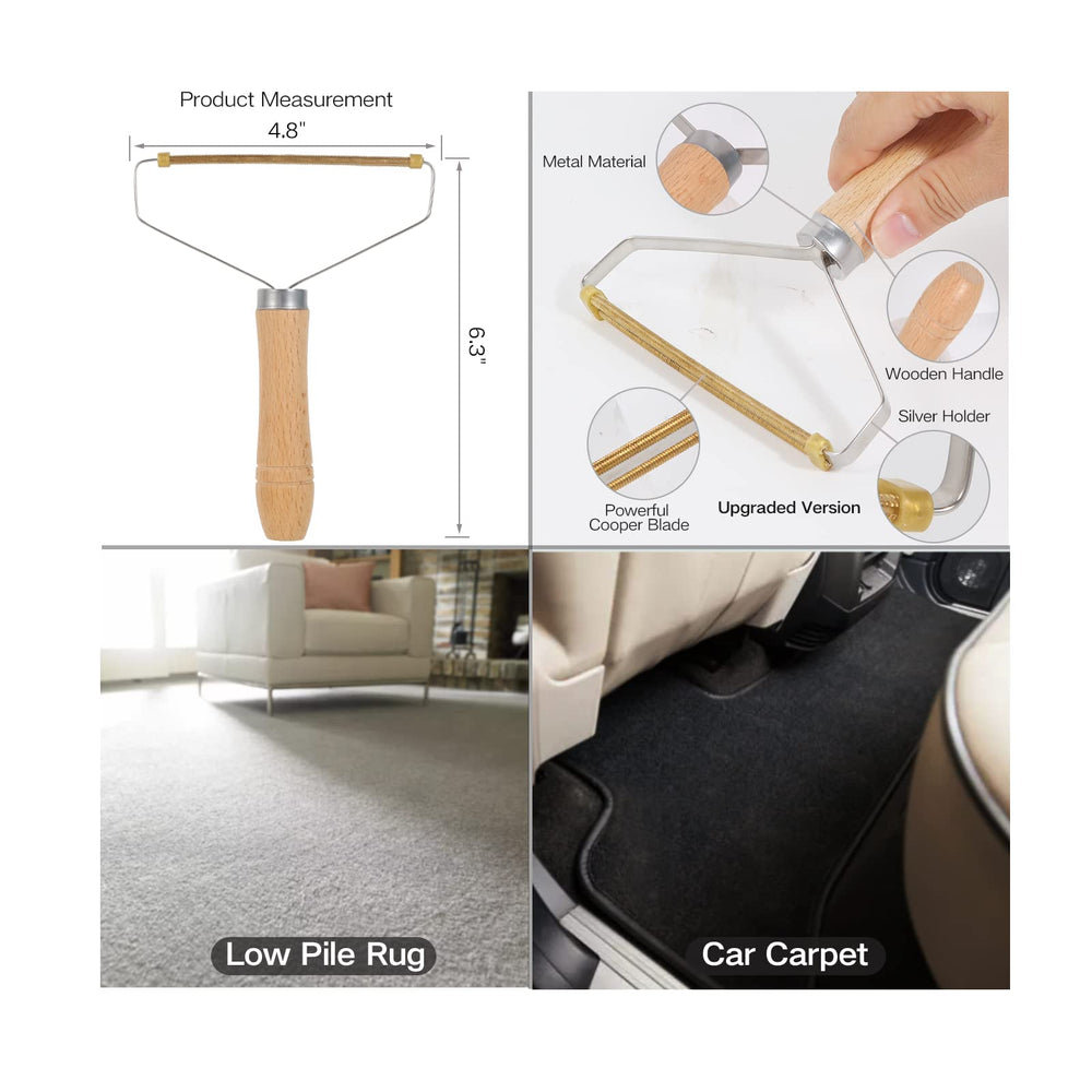 LYONGSMENT ensemble d'outils posé sur tapis montrant avant et après propreté