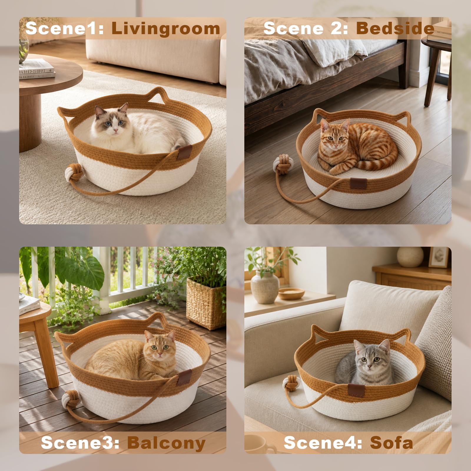 Lyra Stone panier placé dans salon valorisant design harmonieux