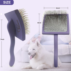 MABCM brosse utilisée sur Goldendoodle démêle efficacement