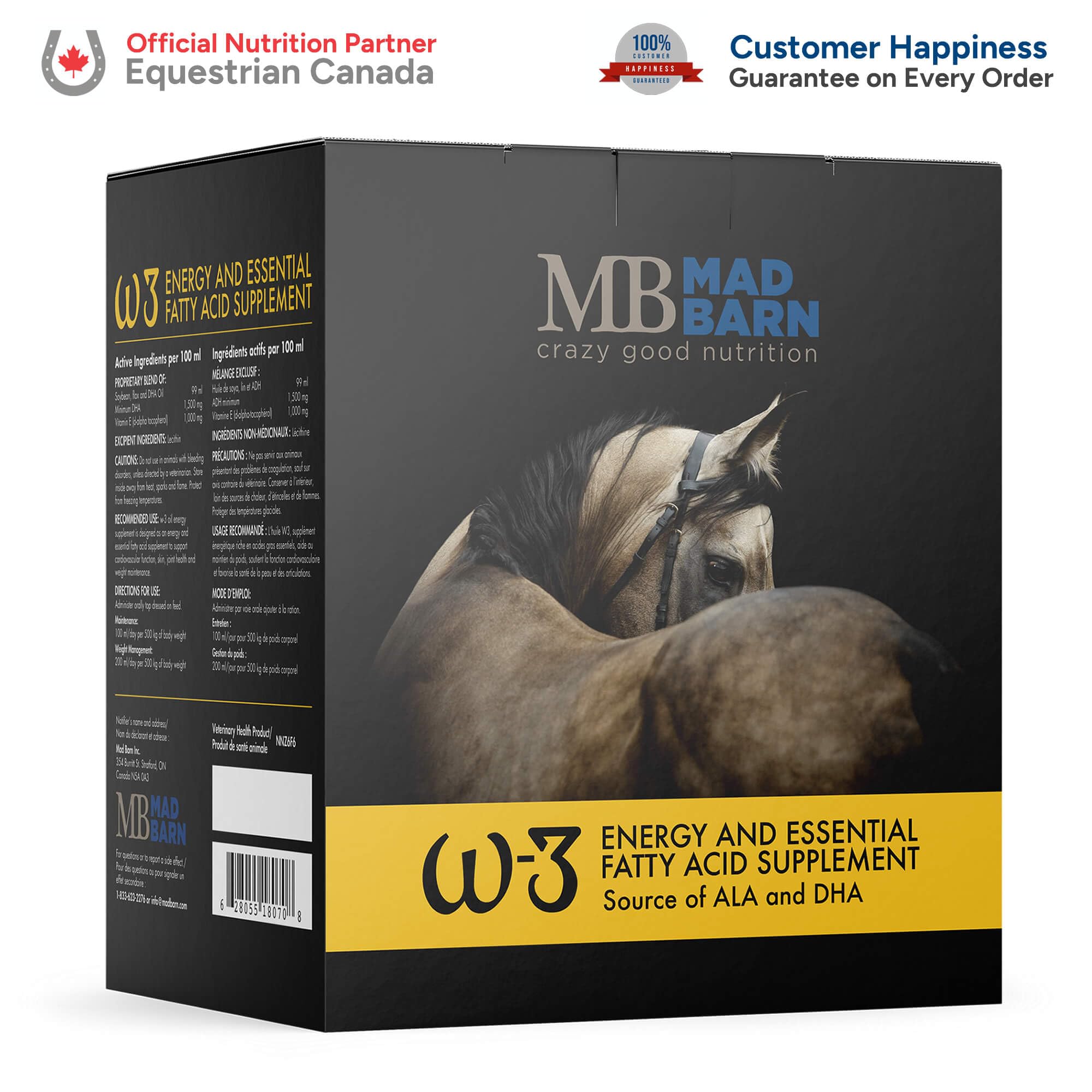 Mad Barn bouchon doseur de W-3 Oil montrant l'application précise et sans gâchis