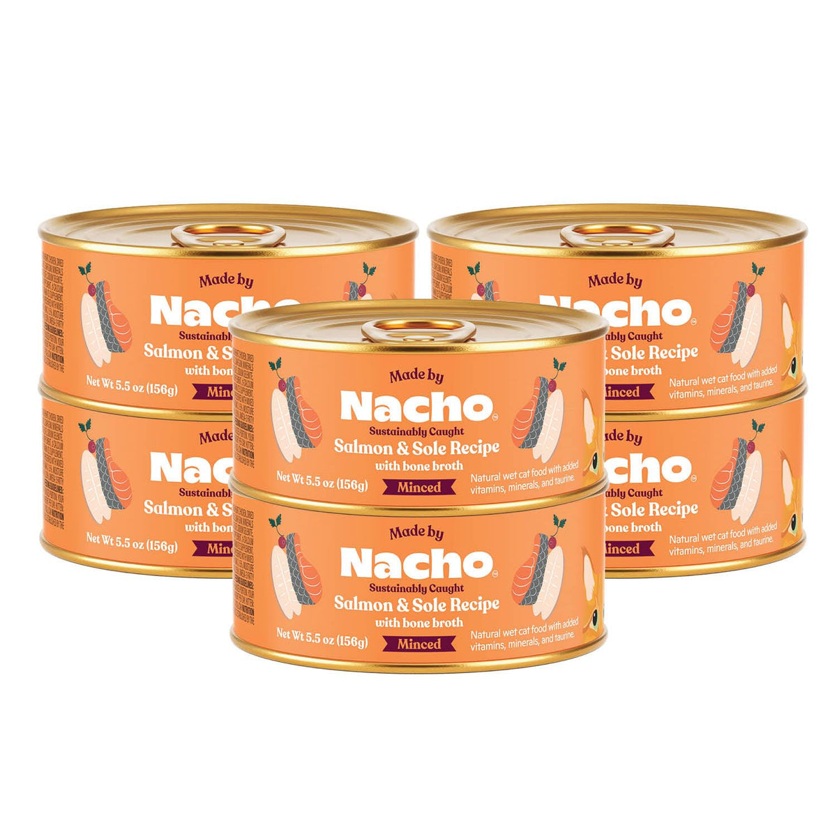 Made by Nacho boîte face montrant l'étiquette et l'appât visuel pour choix facile
