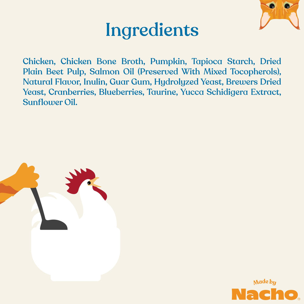 Made by Nacho comparaison de taille montrant portion pratique et dosage facile