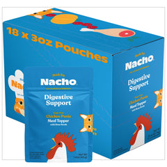 Made by Nacho face de l’emballage montrant la garniture digestive bénéfique
