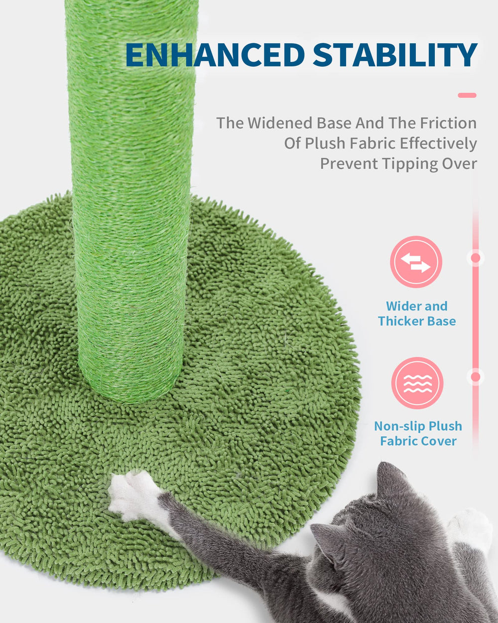 Made4Pets base stable en panneau, sécurité pour chats lourds