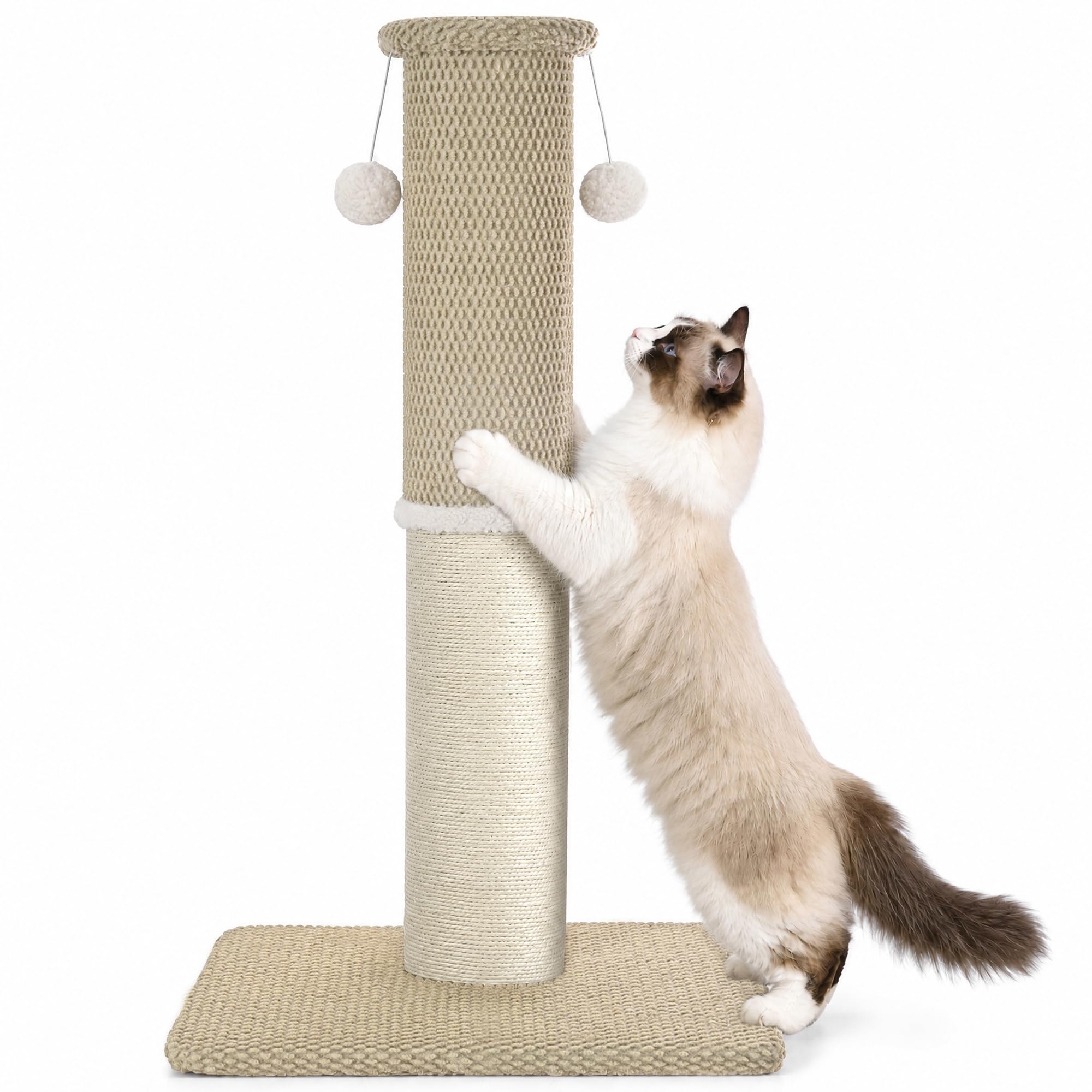MADE 4 PETS vue frontale du griffoir, stabilité et design compact
