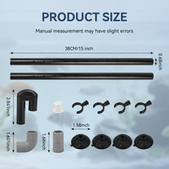 Magluv AHGA234 gros plan sur perforations montrant distribution d'eau uniforme