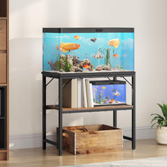MAHANCRIS vue avant du support montrant silhouette solide et style marron rustique