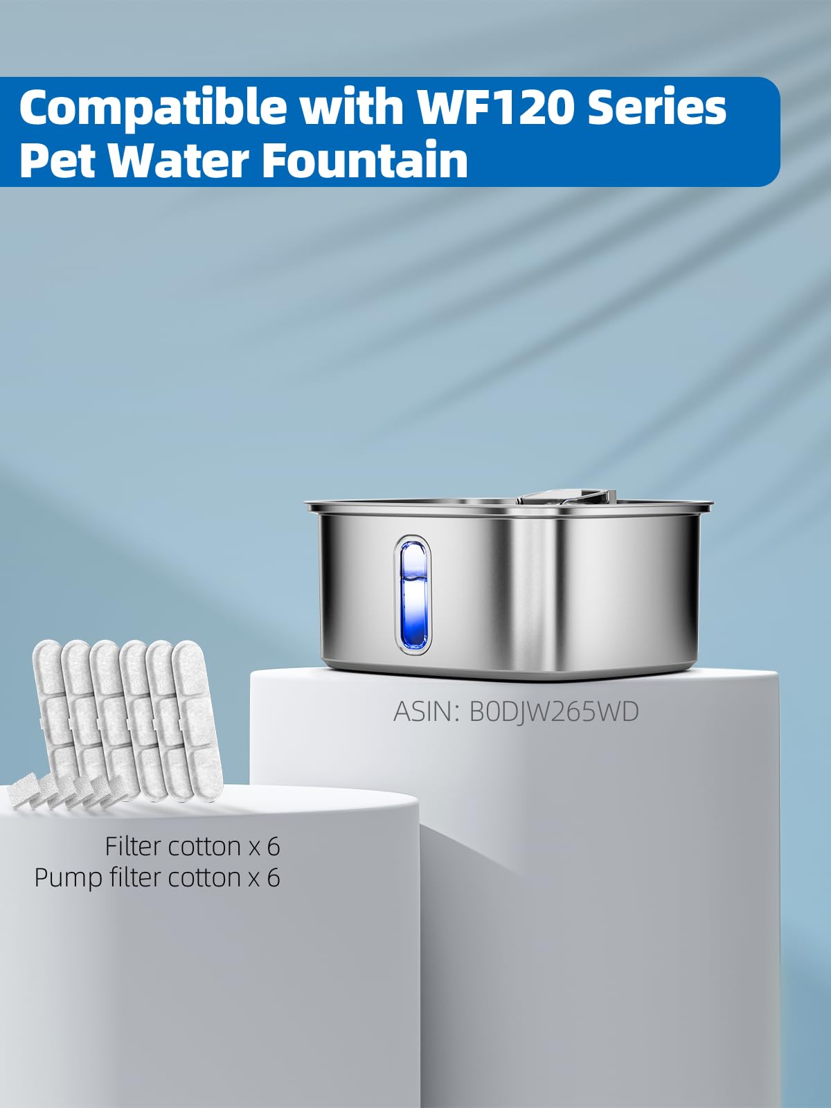 MAILOFY fenêtre de niveau visible pour vérifier l'eau sans ouvrir