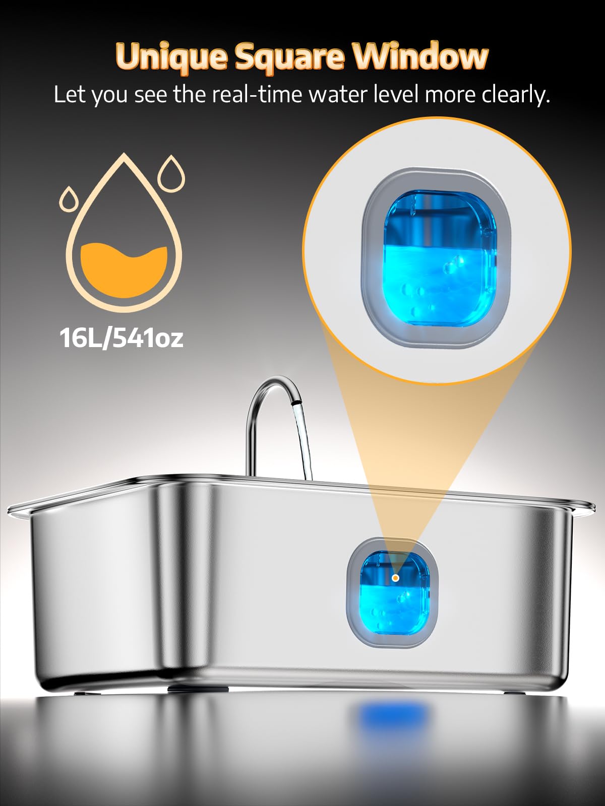 MAILOFY hublot de niveau d'eau visible pour contrôler sans ouvrir