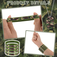 Maitys bracelet caoutchouc camouflage confortable pour activités