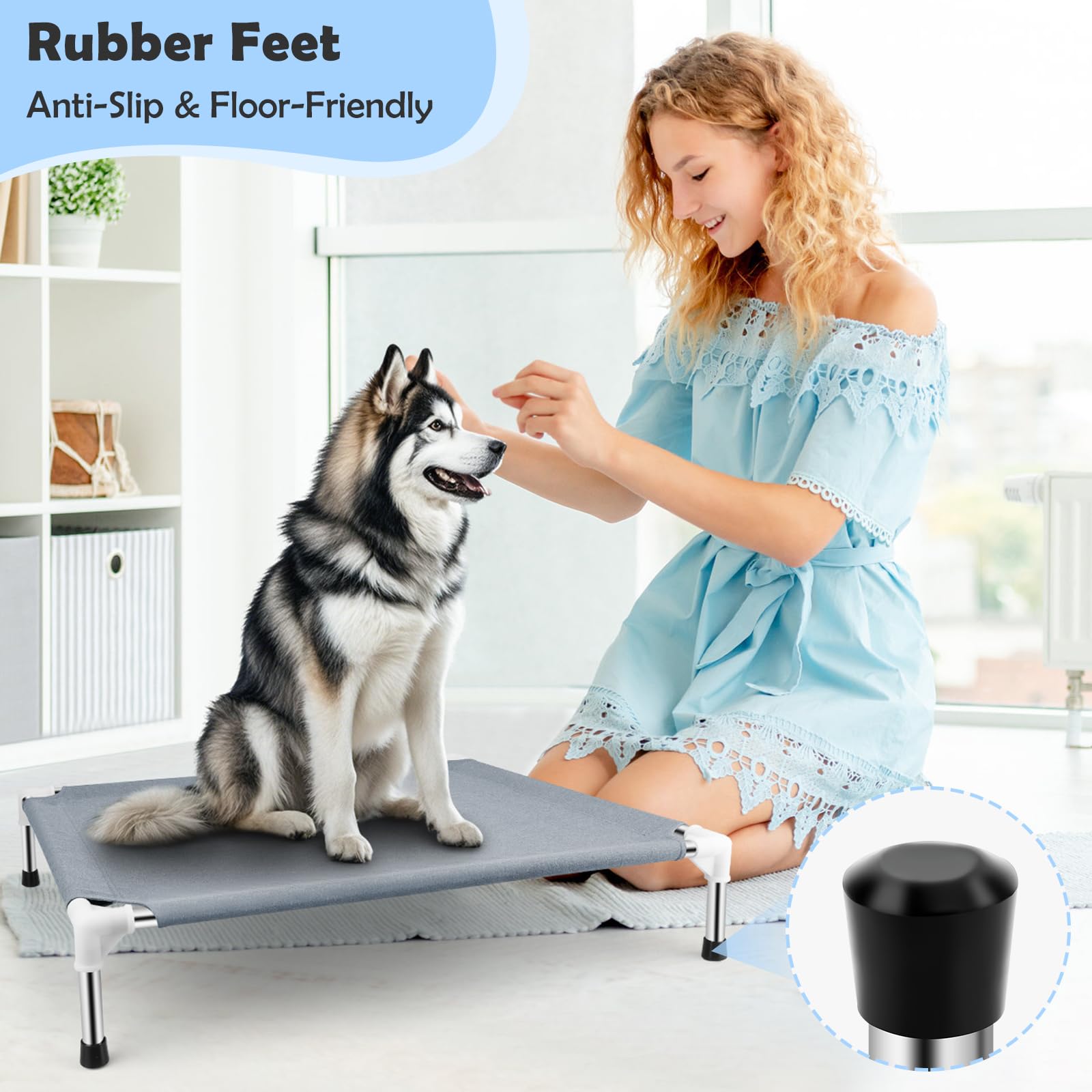 Makerfire comparaison taille avec grand chien illustrant capacité de charge