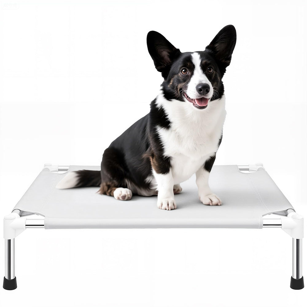 Makerfire lit surélevé vue avant montrant dimensions et silhouette, confort pratique