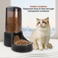 Makikuser profil du réservoir transparent pour contrôler facilement le niveau de croquettes