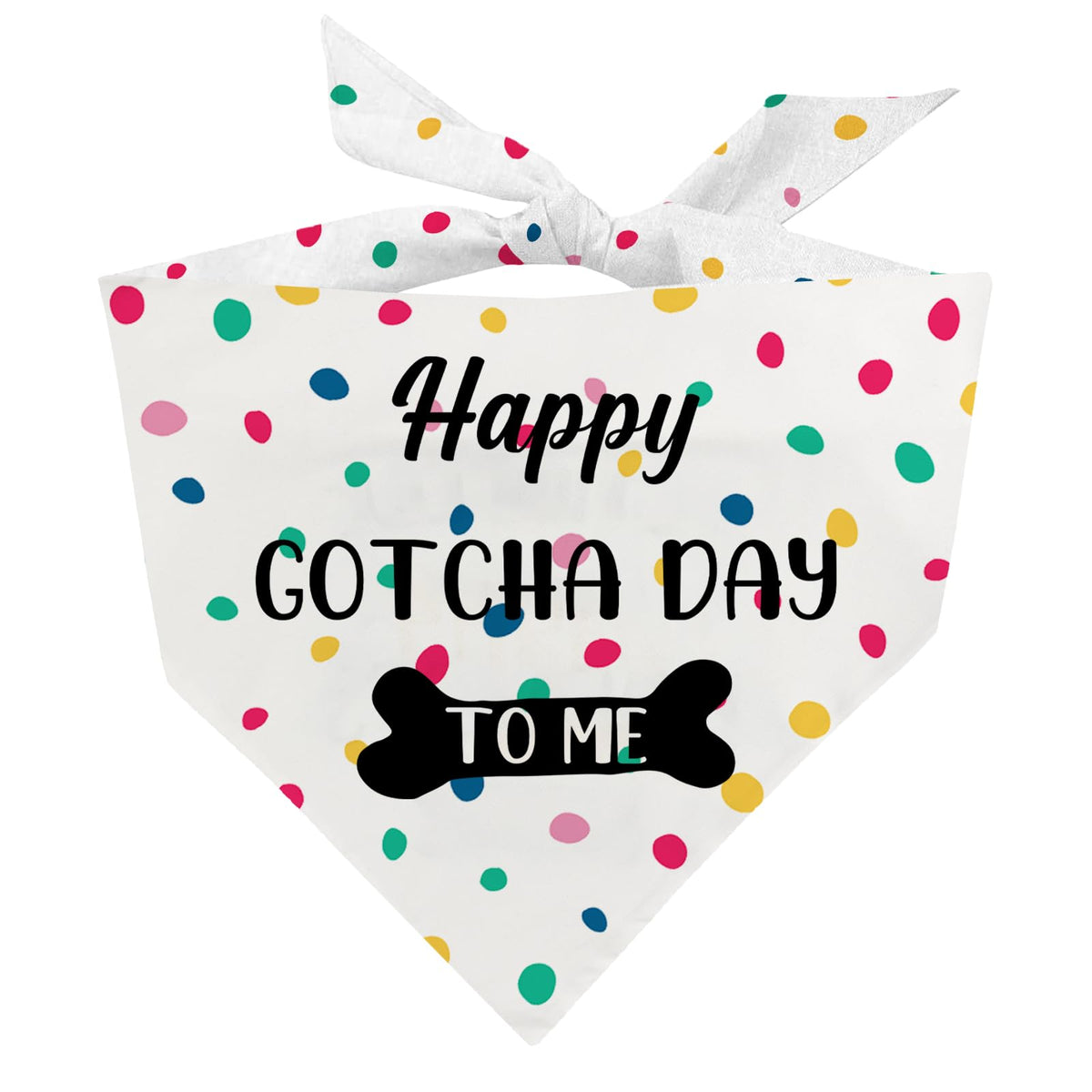 MAKIPTTE bandana Gotcha Day sur fond blanc montrant le motif pour photos
