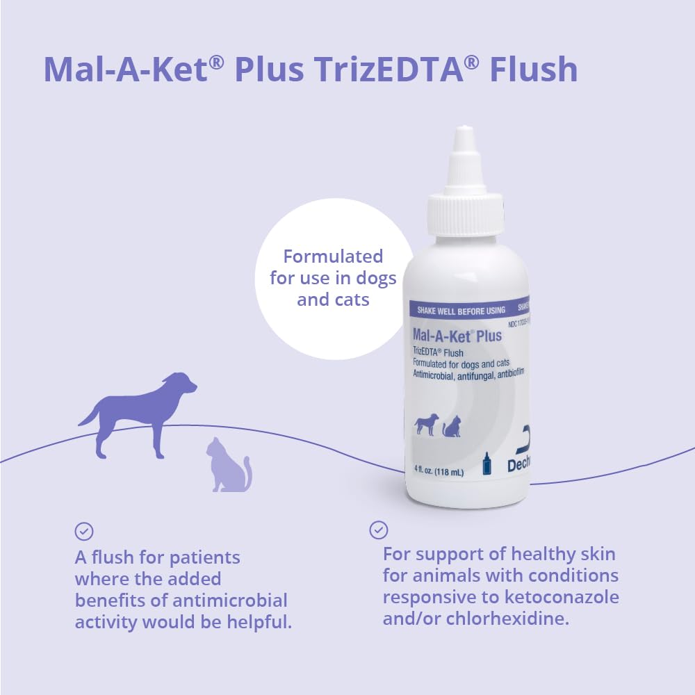 Mal-A-Ket application auriculaire sur chien pour nettoyage et confort auditif