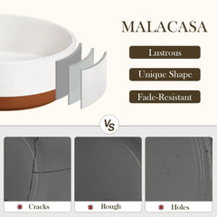 MALACASA intérieur avec empreinte d'os pour style et jeu visuel