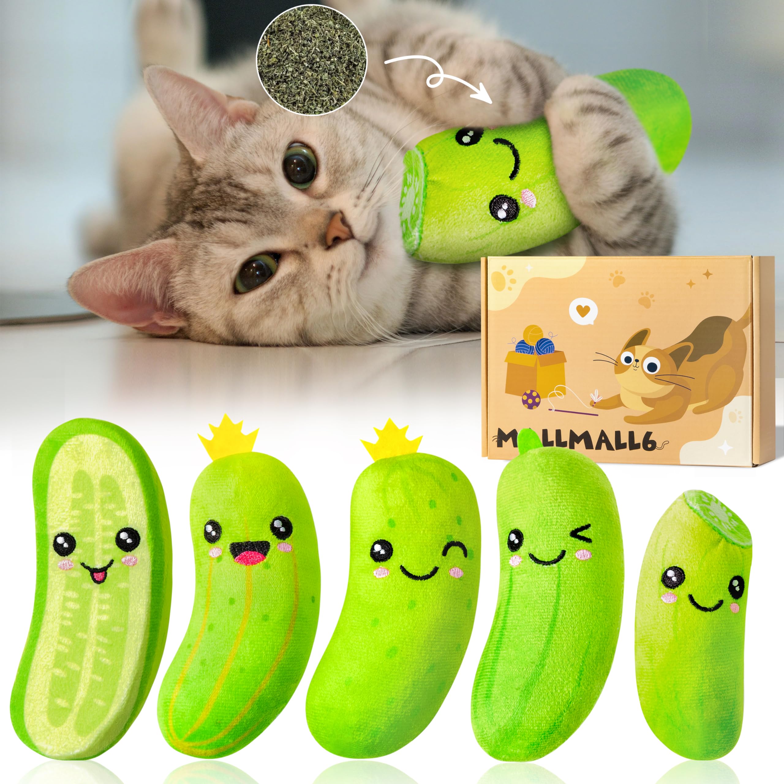 MALLMALL6 ensemble de cornichons en packaging attirant pour plus de jeu