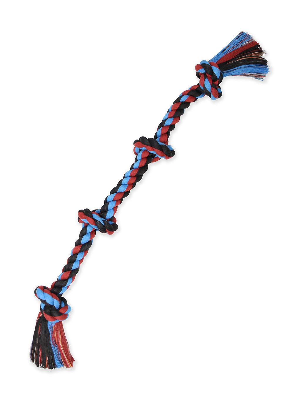 Mammoth corde x-large face avant montrant longueur et nœuds, idéale pour grands chiens