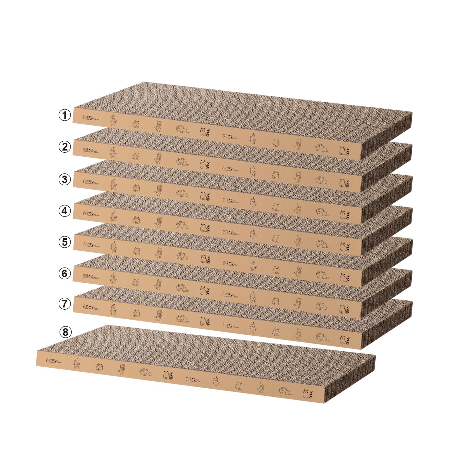 Mankaide face avant de chaque plaque montrant le format pratique et durable
