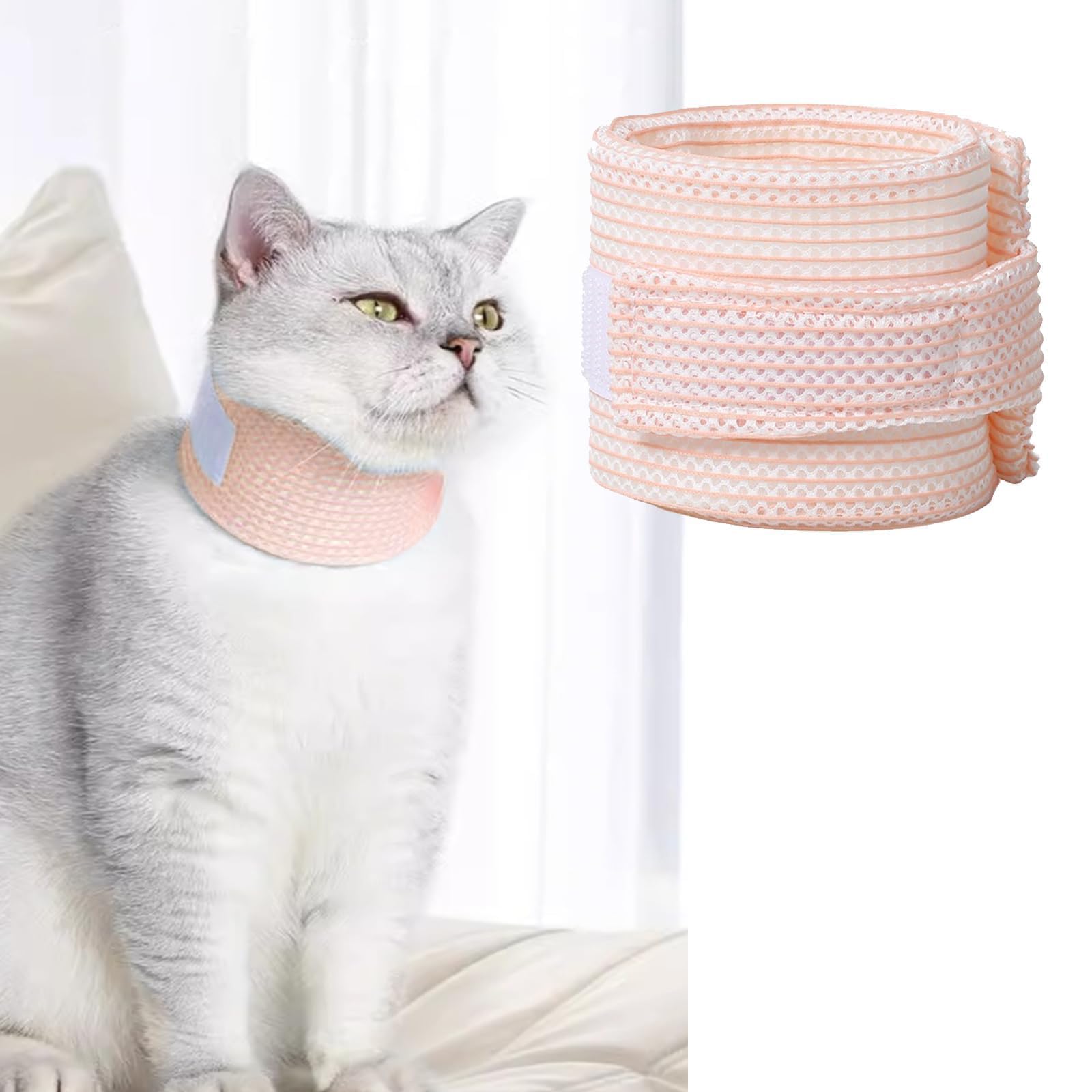 MANON ROSA collerette vue avant montrant fixation facile et protection