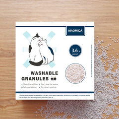 MAOMIDA gros plan sur granulés illustrant texture et absorption