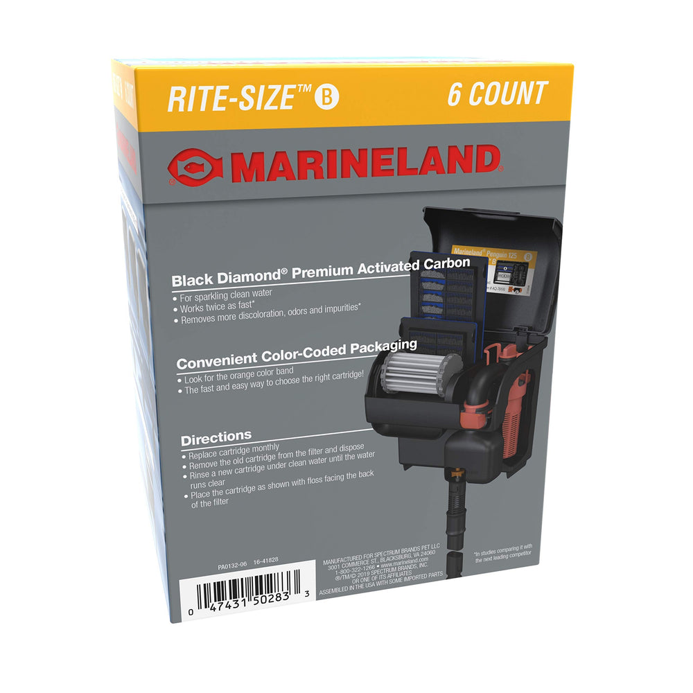 Marineland emballage Rite-Size codé couleur facilitant l'identification et achat