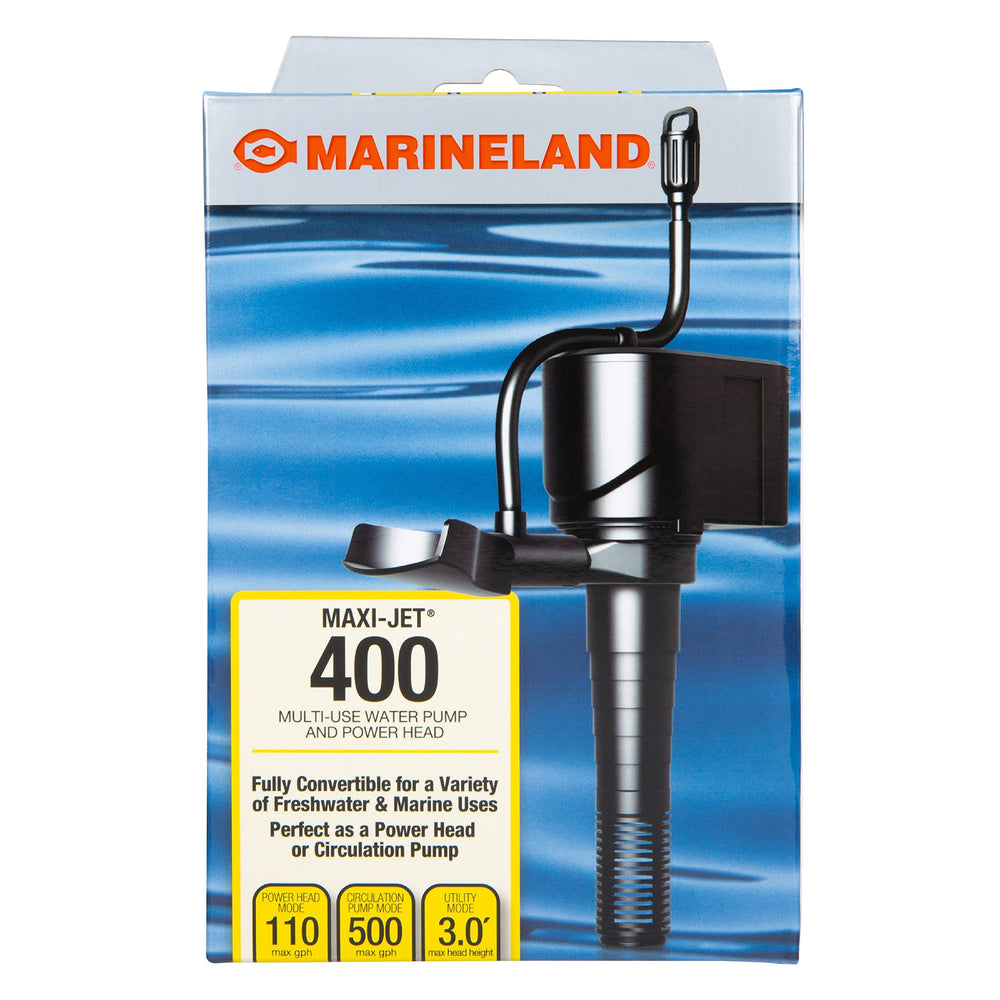 Marineland Maxi-Jet 400 face avant montrant design compact et installation facile