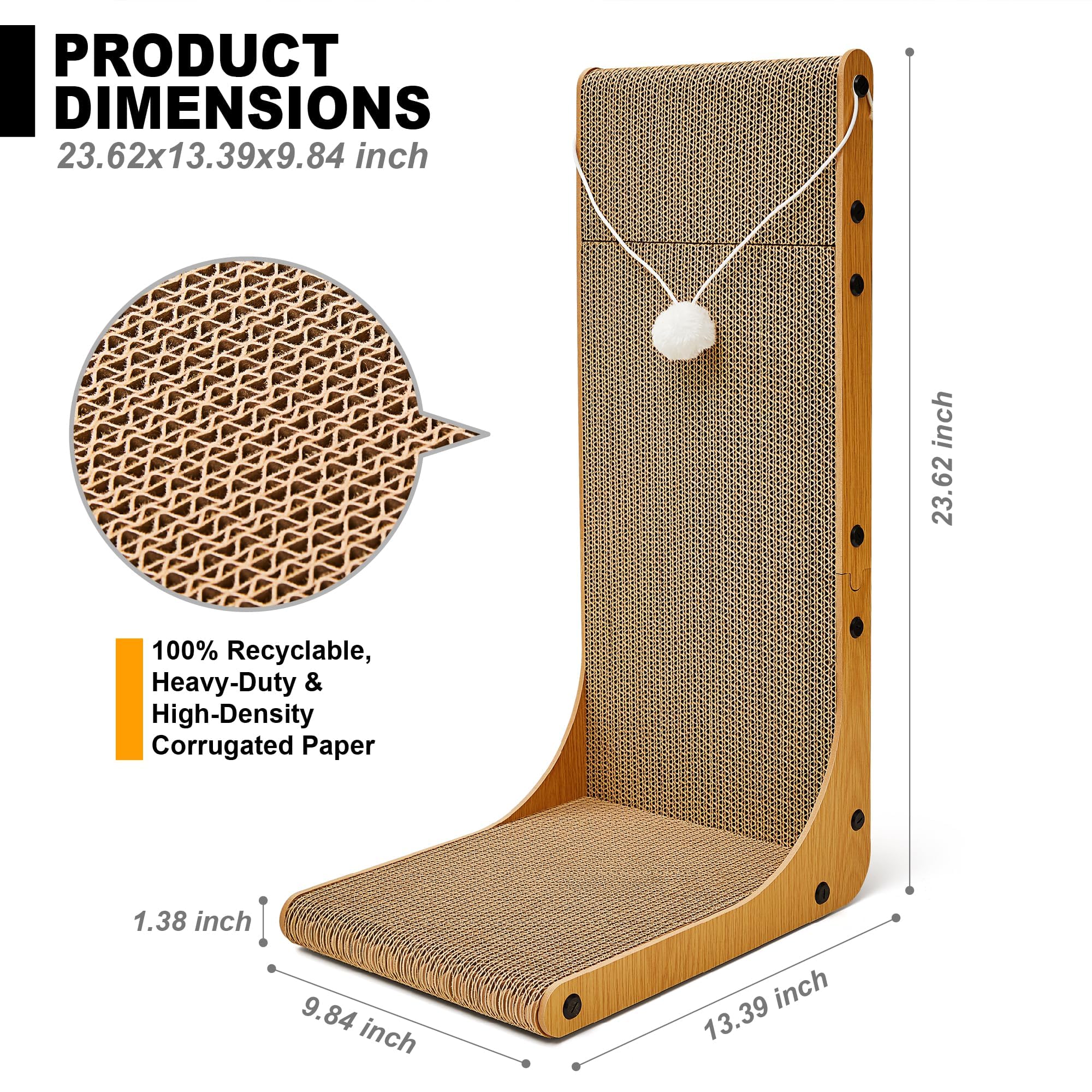 Markarbarka gros plan sur texture de carton haute densité pour durabilité