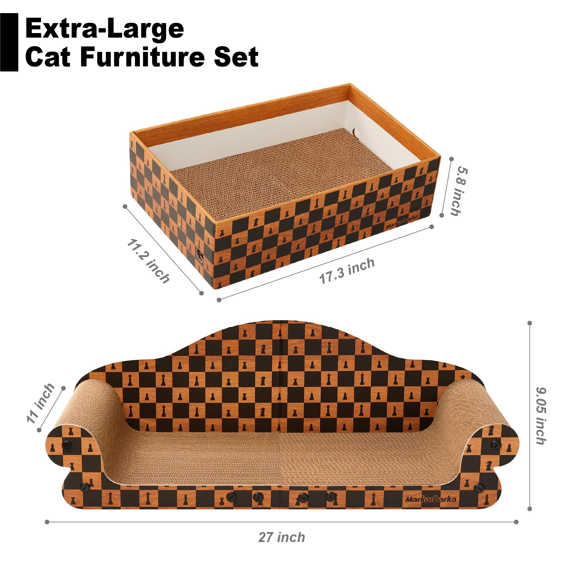 Markarbarka gros plan texture carton haute densité durable