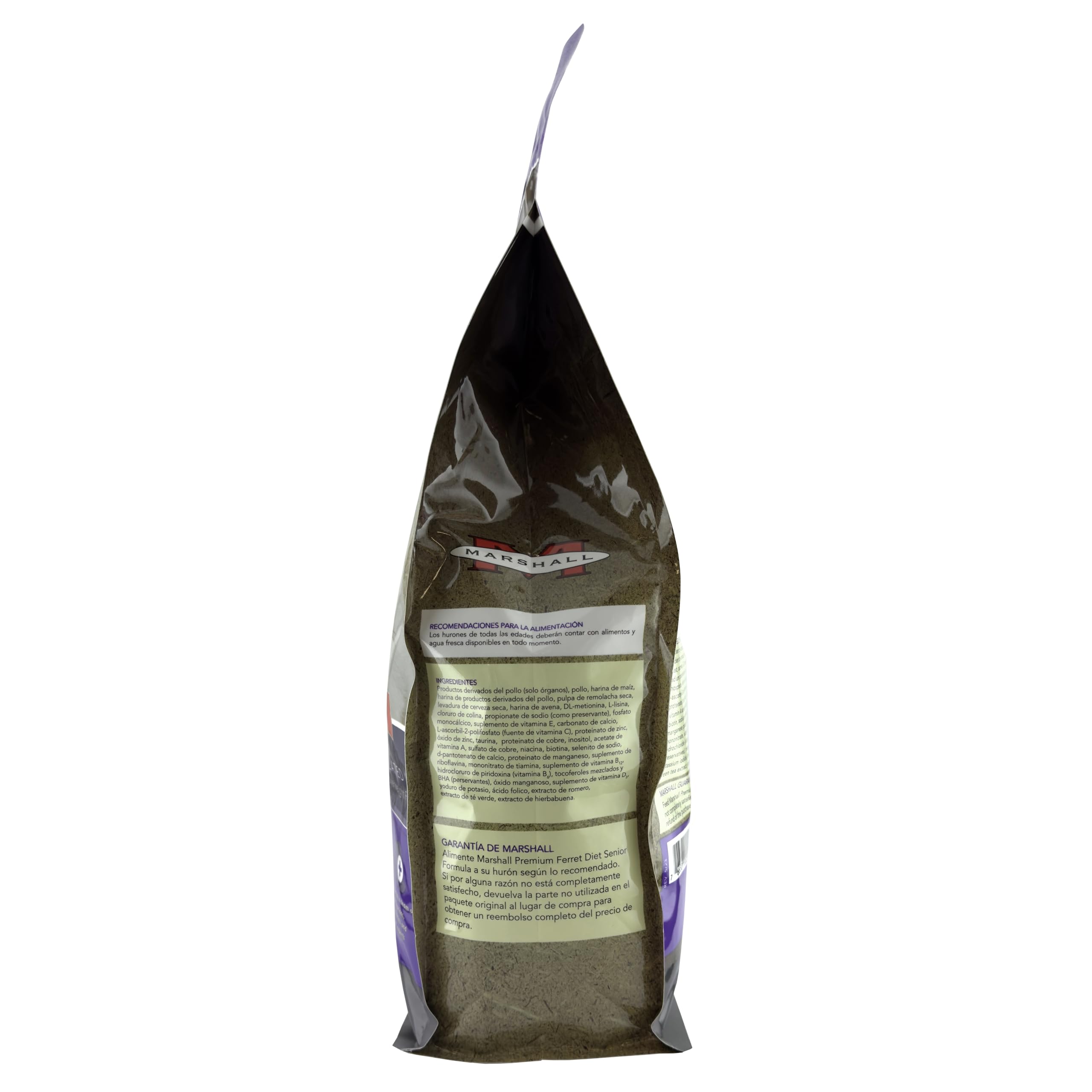 Marshall Pet Products gros plan texture des croquettes pour digestion facilitée