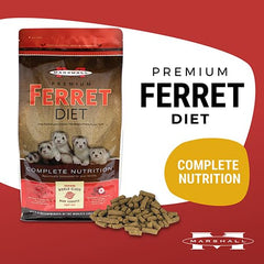 Marshall Pet Products gros plan sur croquettes, montre texture et appétence