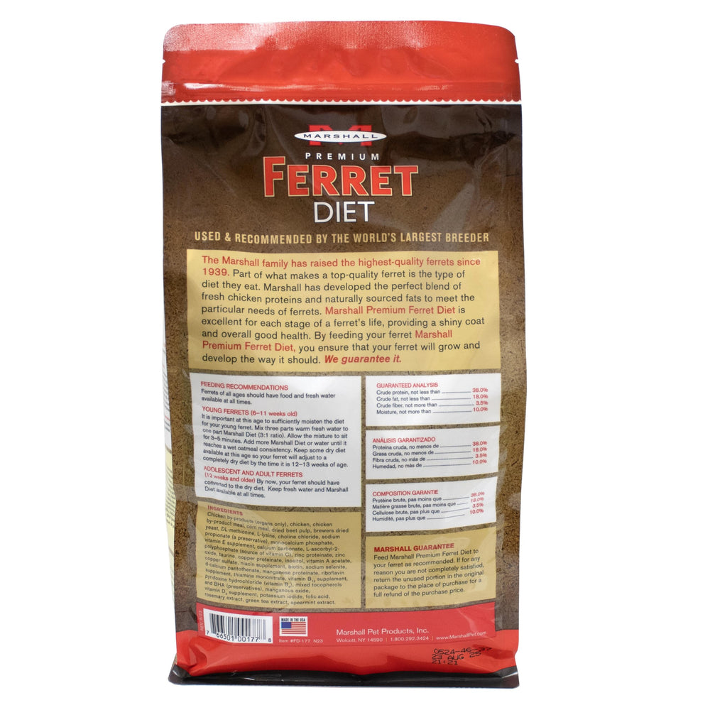 Marshall Pet Products main tenant sac 4 lb, illustre format pratique pour maison