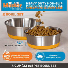 Master Pet Supply base silicone antidérapante, stabilité et protection sol