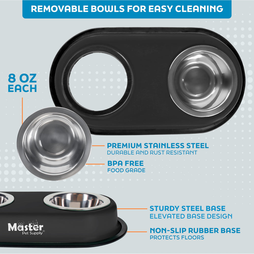 Master Pet Supply support velours noir détail, esthétique et surface protégée